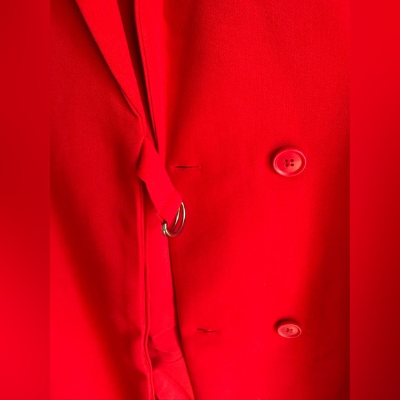 Abercrombie Red Wrap Blazer Dress - Picture 3 of 6